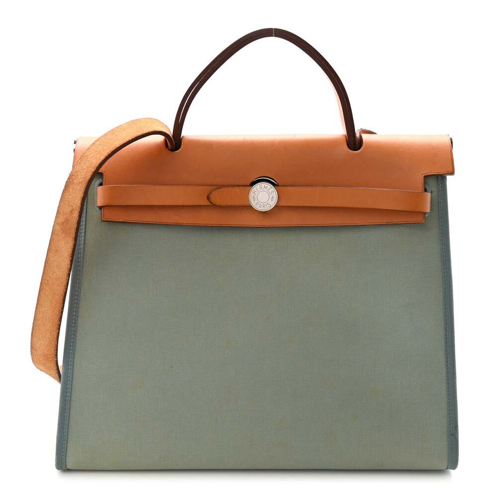 Hermes Vache Hunter Toile Herbag Zip 31 #269886H15B